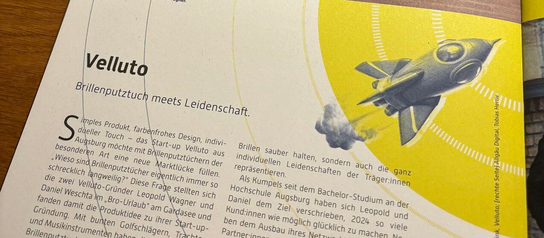 Velluto im Rocketeer Magazin 2023 | Augsburg | Rising Startups